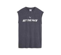 PUMA Damen Run Culture Collective Relaxed Washed Graphic Ärmelloses T-Shirt L, Inky Depths Gray