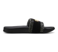 PUMA Damen Leadcat 2.0 Animal Flair Slide Sandale, Puma Black PUMA Gold, 37 EU