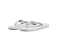 PUMA Damen Sandy Metallic Shine Flip-Flop, White Gold, 39 EU