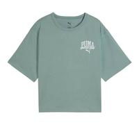 PUMA Damen Shirt CLASS Relaxed Crop Tee (685030) S Green Moon