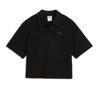 PUMA Damen Shirt CLASS Relaxed Polo Tee (694014) S Schwarz
