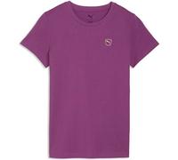 PUMA Damen Shirt ESS ELEVATED Tee (691855) S Plum Wine
