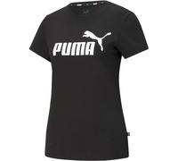 Puma Fitness-Shirt Essentials Logo (100% Baumwolle) schwarz Damen, Größe L