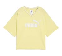 PUMA Damen Shirt ESS Relaxed Cropped Football Jersey (688114) L Gold Moon
