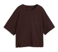PUMA HER Relaxed T-Shirt Damen, Kleidung, Braun, L