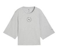 Puma Cropped T-Shirt PUMA x HYROX Lifestyle – hellgrau meliert – Damen M