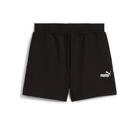 Puma ESS Small No. 1 Logo 4 Leichte Hochgeschnittene Shorts Damen | Mit Plain | Black | Größe: S Black