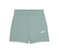 Puma ESS Small No. 1 Logo 5'' Hochgeschnittene Shorts Damen | Mit Plain | Green Moon | Größe: S Green