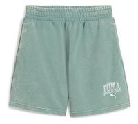 PUMA Damen Shorts CLASS Washed 5 TR (685035) gestrickt Green Moon XS
