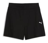 Puma ESS ELEVATED Gerippte 5 Shorts mit hohem Bund Für Damen | Mit Plain | Black | Größe: XS Black