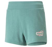 Puma Damen Shorts ESS+ FLOWER POWER 4` 673693-84 S Adriatic