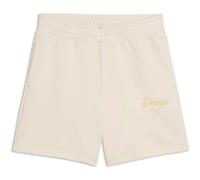 PUMA Damen Shorts ESS SCRIPT High-Waist Shorts 5 (691762) M Alpine Snow