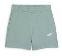 PUMA Damen Shorts ESS Small No. 1 Logo 5'' High-Waist Shorts TR (s) (682441) M Green Moon