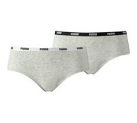 Puma Iconic Hipster (2er Pack), Unterhosen Damen grey/grey grey/grey L