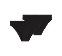 Puma Slips Invisible Cotton 2er-Pack Damen, 88% Baumwolle 12% Elasthan, XS Schwarz