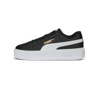Sneaker PUMA "Smash Platform v3 Sneakers Damen" Gr. 39, schwarz-weiß (black white gold) Schuhe Sneaker (50541930-39)