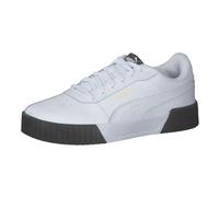 PUMA Damen Carina 2.0 Sneaker, White White Team Gold Black, 38 EU