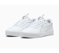 Puma Carina 2.0 Pop Up Metallic für Damen, weiß, Gr. 42 EU / 8 UK