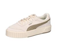PUMA Damen Carina Mia Sneakers 42, Alpine Snow Ice Coffee White Beige