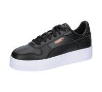 PUMA Damen Carina Street Sneaker, Black Rose Gold White Metallic, 37 EU