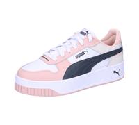 PUMA Carina Street Plateau Sneaker Damen 45 - PUMA white/strong gray/rose quartz 38.5