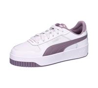 Sneaker PUMA "CARINA STREET", Damen, Gr. 37, puma weiß, plum jam, puma silber, Leder, unifarben, Schuhe Sneaker (54128216-37) puma weiß, plum jam, puma silber