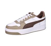 Puma Damen Sneaker Carina Street 389390-54 40.5 Puma White-Flat Bronze-Ice Coffee