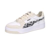 PUMA Carina Street Snake Chic Plateau Sneaker Damen 01 - PUMA white/PUMA black/alpine snow 38.5
