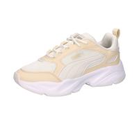 PUMA Damen Cassia 2.0 Sneaker, Segeltuch, Dampfgrau, Warmweiß, 42 EU
