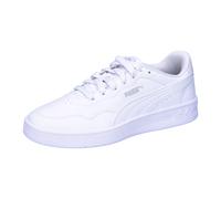 PUMA Court Lally Damen Sneaker, Puma White Puma White Cool Light Gray, 40.5 EU