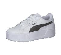 Sneaker PUMA "Karmen L" Gr. 40,5, schwarz-weiß (weiß, schwarz) Schuhe Sneaker (98609638-40,5)