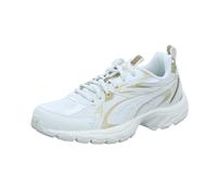 Puma Damen-Sneaker Milenio tech Wmns DayINight Grau-Gold-Weiß