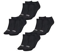 PUMA Damen Sneaker Socken 8er Multipack Schwarz Weiss Grau Rosa 35-38 39-42 Baumwolle, Größe:39-42, Packgröße:8 Paar, Farbe:Black (001)