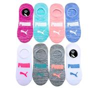PUMA Damen-Socken, 8 Paar, passend für 38-43, Mehrfarbig, Einheitsgröße