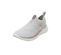 Puma Damen Laufschuhe Softride Remi Slip-on Knit Wn's 309834-02 38 Ash Gray-Puma White-Rose