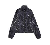 PUMA Damen Sport Relaxed Animal Printed Full-Zip Jacke