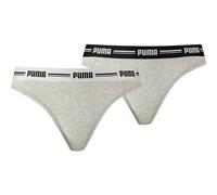PUMA Damen String Iconic String 2er-Pack (583022001) L grey / grey