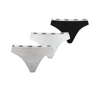 PUMA Damen String weiß / schwarz / graumeliert, Größe XL, 4624363 Weiß / Schwarz / Graumeliert XL