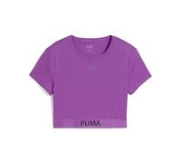 PUMA Damen Strong Crop T-Shirt M, Wild Berry Purple