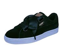 PUMA Damen Suede Heart VR Schuhe SneakerSchnürsenkel Schwarz/Roségold/Isländisch 41