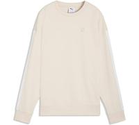 PUMA Sweatshirt Essentials Elevated – French Terry Rundhalsausschnitt Damen Weiß Gr. L