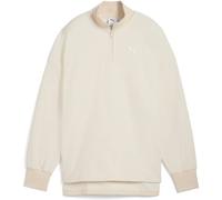 PUMA Damen Sweatshirt HER Oversized Half-Zip Winterized Crew (688157) M Pink