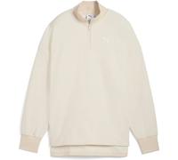 PUMA Damen Sweatshirt HER Oversized Half-Zip Winterized Crew (688157) S Alpine Snow