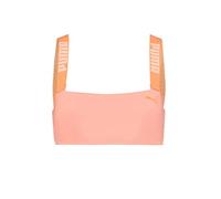 PUMA Damen Swimwear Bandeau Bikini, Peach Combo, S EU