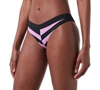 PUMA Damen Swimwear Heritage Stripe Brazilian Bikini Unterteile, Pink Combo, L EU