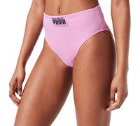 PUMA Damen Swimwear High Waist Brief Schwimm Slips, Pink Combo, M EU