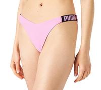 PUMA Damen Swimwear V-shape Brief Schwimm Slips, Pink Combo, M EU