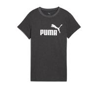 PUMA Unisex T-Shirt ESS No. 1 Logo Tee Dunkelgrau meliert XS