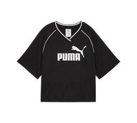 Puma Damen T-Shirt ESS Relaxed Cropped Football Jersey 688114-01 M Puma Black