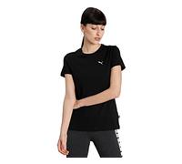 Puma Damen ESS S Logo Tee T-Shirt, Black-Cat, XS